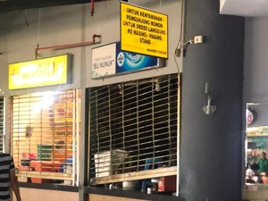 Stan Makanan di PGS Terbakar, Diduga Akibat Ledakan Kompor
