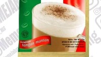 Cappuccino instan ini jua dijadikan bahan meme. Bertuliskan, Sek cilik tapi wes geed dey. Good day kali bukan geed dey, duh! Foto: Instagram @memejahat_mlg