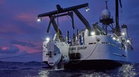 Mission Specialists akan naik kapal eksplorasi, DSSV Pressure Drop di sekitar bulan Juni 2020 di Agat, Guam. Kemudian dibutuhkan perjalanan satu hari di laut untuk mencapai Palung Mariana (Foto: EYOS Expeditions/CNN)