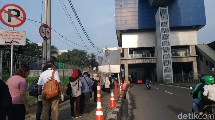 Stasiun MRT Fatmawati (Wilda Hayatun Nufus/detikcom)