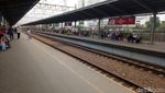 Stasiun Bekasi Lengang Pagi Ini