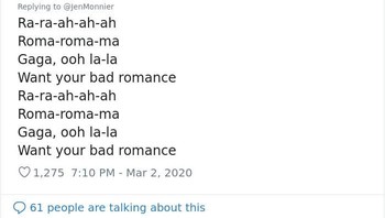 Siapa yang nggak hafal sih sama lagu yang satu ini? Foto: Twitter via Bored Panda