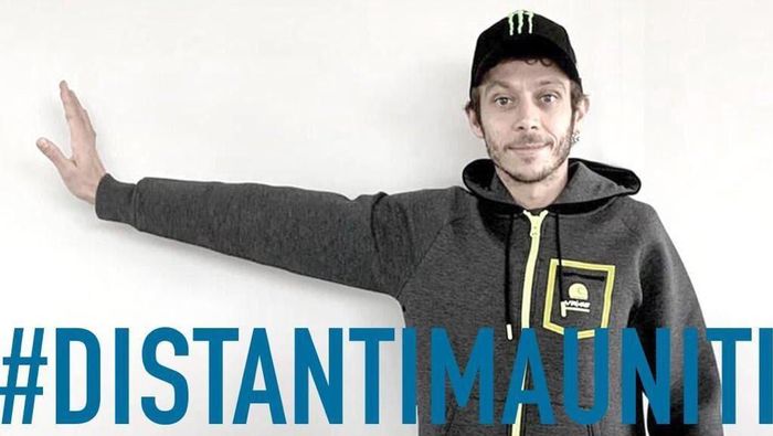 Valentino Rossi Kampanye Valentino Rossi terkait virus corona