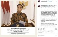 Anies Ajak Warga Jakarta Ikut Arahan Jokowi Kerja dari Rumah