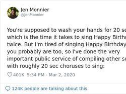 Tips Netizen Cegah Corona, Cuci Tangan 20 Detik Sambil Nyanyi Lagu Berikut