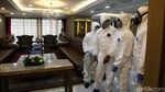 Giliran Gedung DPR Disterilkan dengan Disinfektan