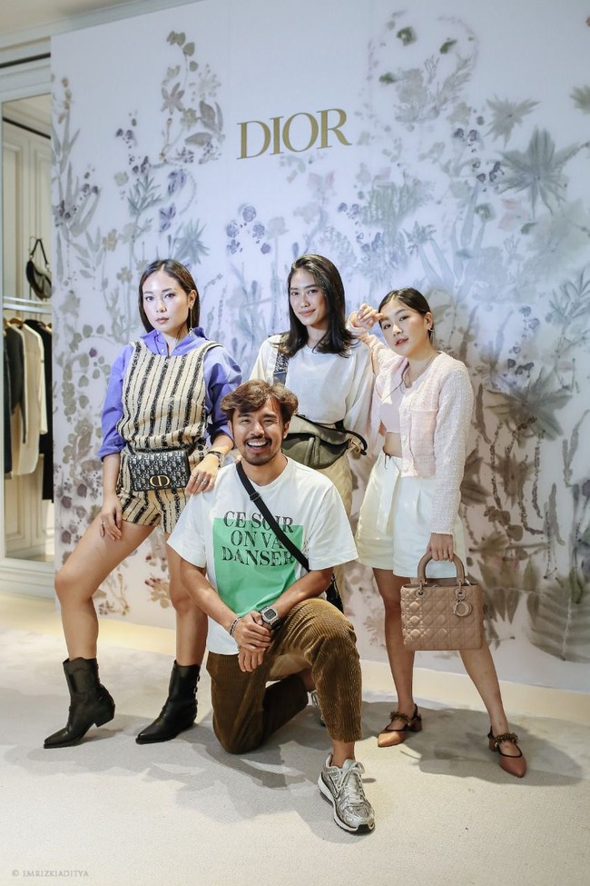 Ayla Dimitri, Febrian, Alika Islamadina, dan Michelle Hendra. (Foto: dok.Dior)