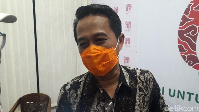 Ketua Umum Ikatan Dokter Indonesia (IDI), Daeng M Faqih (Muhammad Ilman Nafian/detikcom)