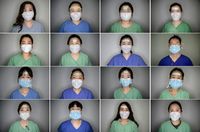 Foto Perban di Wajah, Penghargaan untuk Perawat Virus Corona yang Bikin Haru