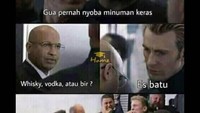 Salah satunya ketika terjadi perbincangan soal minuman keras. Yang dimaksud minuman keras di sini ternyata bukan whisky, vodka atau bir melainkan es batu. Foto: istimewa