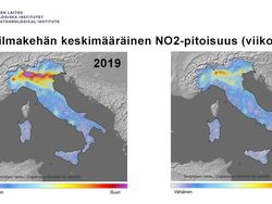 Foto Satelit Tingkat Polusi Sebelum dan Sesudah Wabah Corona