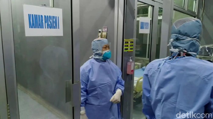 Simulasi penanganan pasien virus corona di RSUD Kraton, Pekalongan
