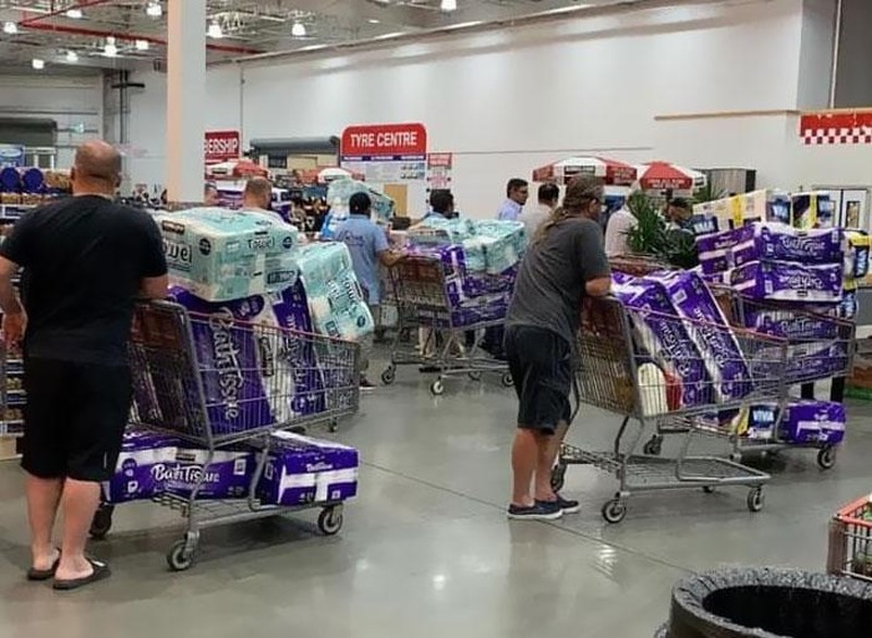 Borong Tisu Toilet Gegara Corona