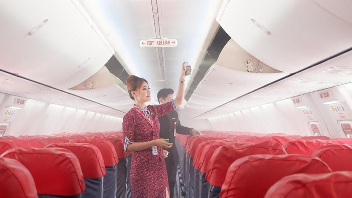 Lion Air disemprot disinfektan