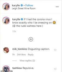 Karena Virus Corona, Selebgram Ini Ancam Akan Batuk ke Pelayan Restoran