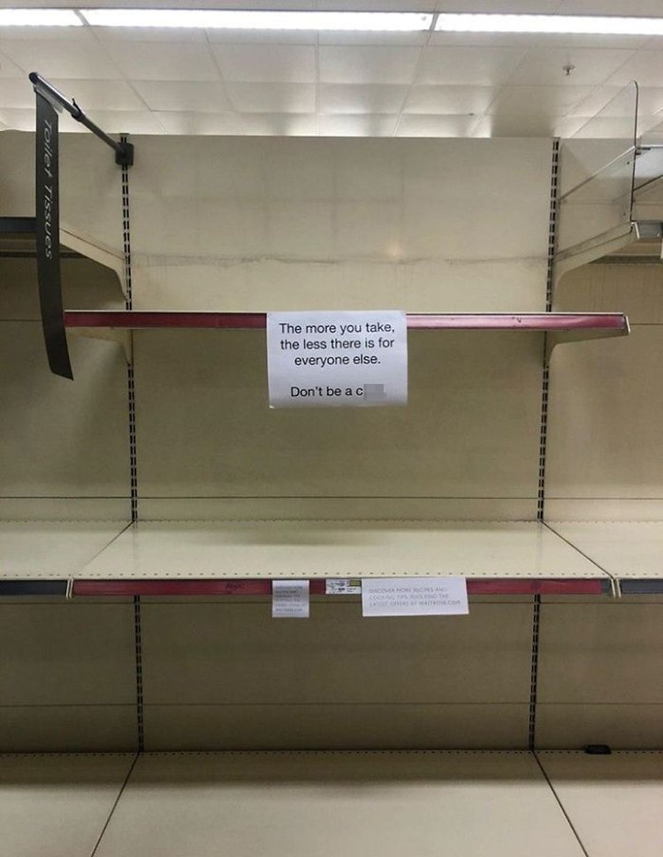 Borong Tisu Toilet Gegara Corona