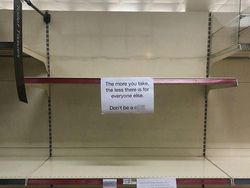 Aksi Memalukan Borong Tisu Toilet Gegara Corona Diviralkan