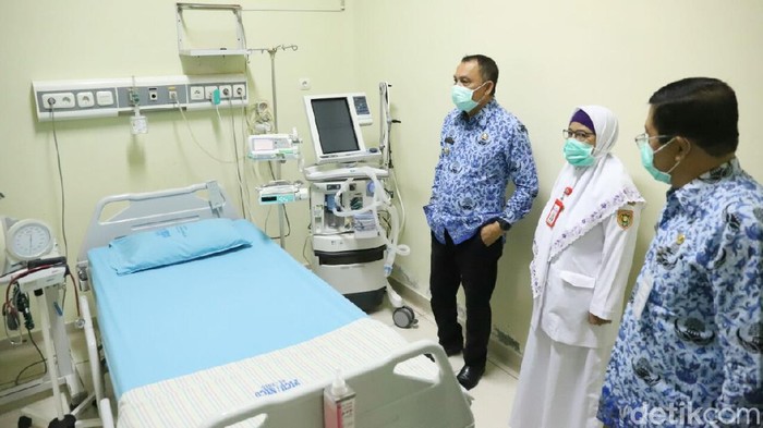 Bupati Purworejo Agus Bastian tinjau kesiapan RSUD dr Tjitrowardojo, Selasa (17/3/2020).