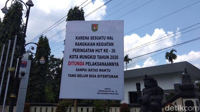 Pandemi Corona, HUT Kota Mungkin ditunda