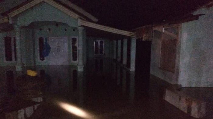Banjir di Kabupaten Pesawaran, Lampung.