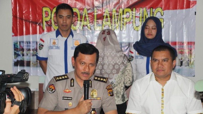 Polda Lampung tangkap perempuan muda penyebar hoax soal Corona (dok. Istimewa)
