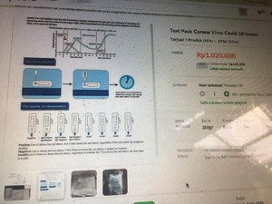 Test Pack Corona COVID-19 Bertebaran di Lapak Online, Terpercaya Nggak?