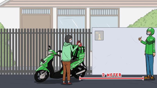 Tanpa Bersentuhan Tetap Bisa Pesan GrabFood & GrabExpress