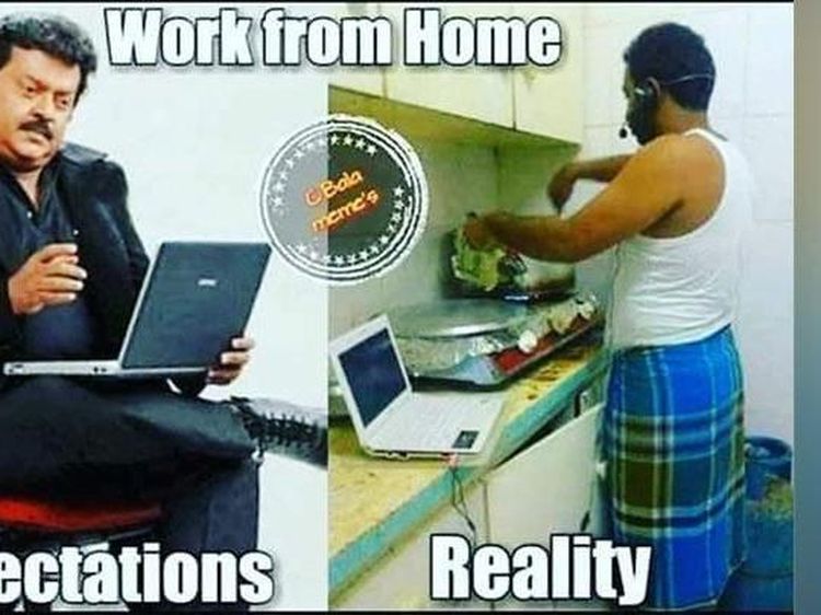 Kumpulan Meme Orang-orang yang Work From Home