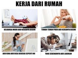 Kumpulan Meme Orang-orang yang Work From Home