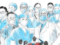 Foto Memilukan Tenaga Medis Sang Pejuang Terdepan Lawan Corona