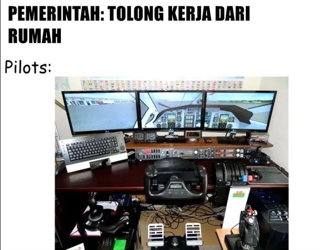 Kumpulan Meme Orang Orang Yang Work From Home Foto 7