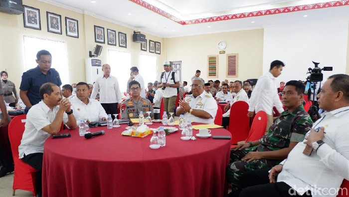 Kapolda Sultra Brigjen Merdisyam rapat koordinasi bersama sejumlah kepada daerah membahas penanganan virus Corona.