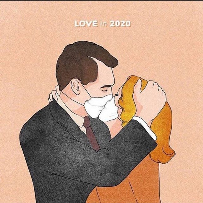 Tak pergi berkencan juga jadi salah satu social distancing yang bisa dilakukan untuk mencegah penyebaran virus corona. Tapi, beginilah jika ingin tetap berkencan dan menjaga kesehatan juga utama. Foto: Istimewa