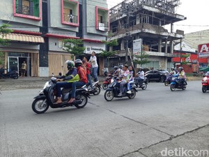 Beres UNBK di Tengah Wabah Corona, Siswa SMK di Makassar Konvoi Jalanan