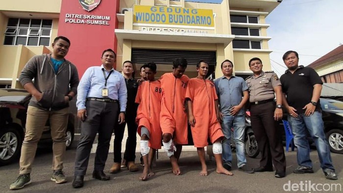 Tiga orang spesialis bongkar minimarket di Kota Palembang, Sumatera Selatan (Sumsel), ditembak (Raja Adil/detikcom)