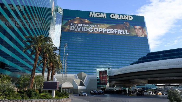 Las Vegas menjadi kota yang terdampak corona. Sejumlah hotel dan kasino ditutup untuk mencegah penularan virus COVID-19.