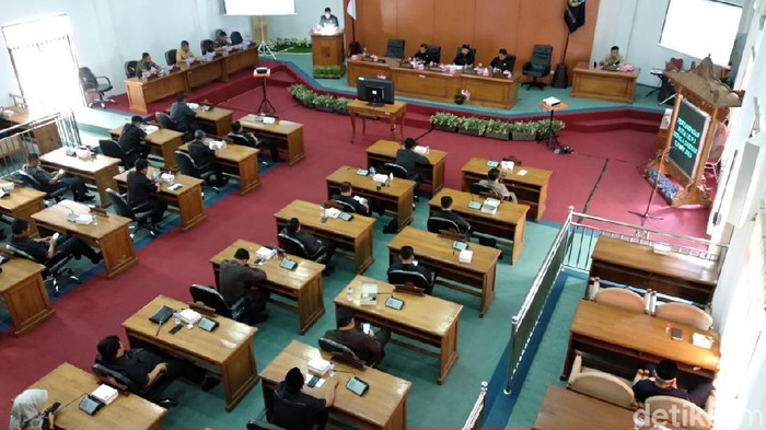 Suasana Ruang Rapat Paripurna DPRD Pacitan