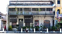 Rumah makan yang terletak di wilayah Penang, Malaysia ini juga tutup mengikuti anjuran pemerintah  (AFP/GOH CHAI HIN)