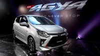 Kedua, Toyota Agya. Mobil yang masuk dalam jajaran Low Cost Green Car (LCGC) ini punya local purchase 85 %. Foto: Pool (Toyota)