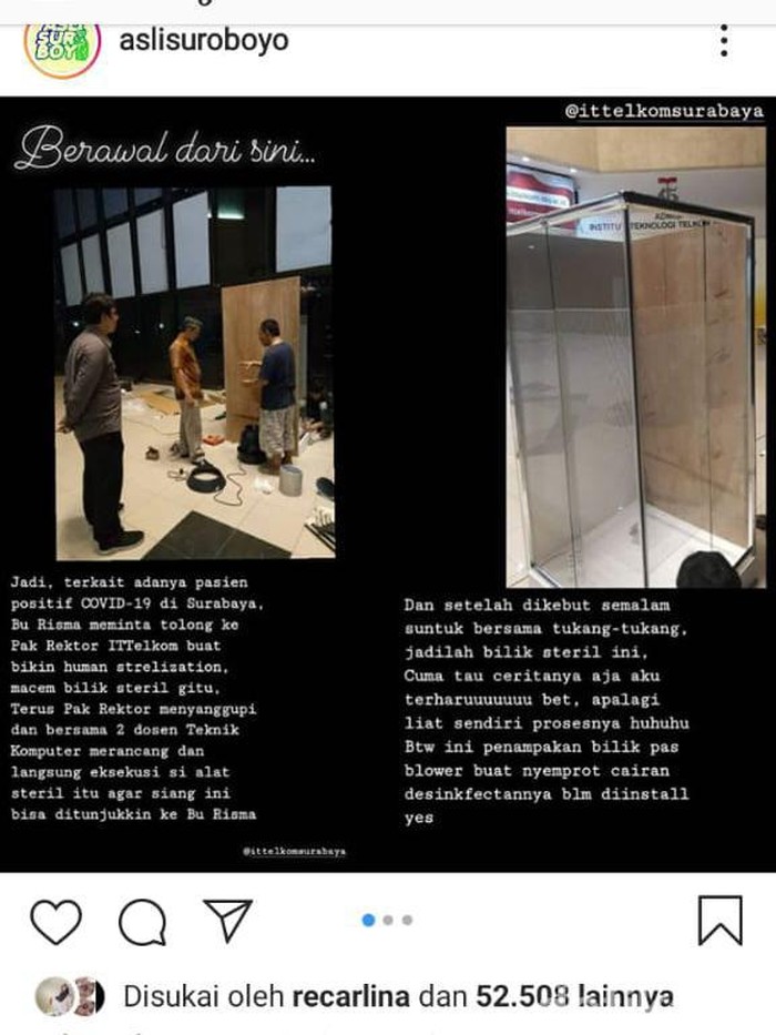 bilik sterilisasi corona