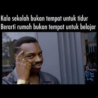Kalau sekolah bukan tempat untuk tidur, berarti rumah bukan tempat untuk belajar. Foto: Istimewa