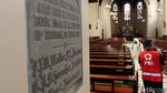 Gereja Katedral Bandung Disemprot Disinfektan