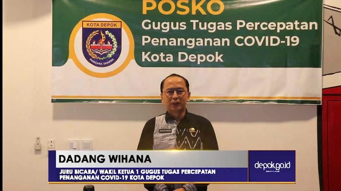 Jubir Gugus Tugas Percepatan Penanganan COVID-19 Kota Depok Dadang Wihana