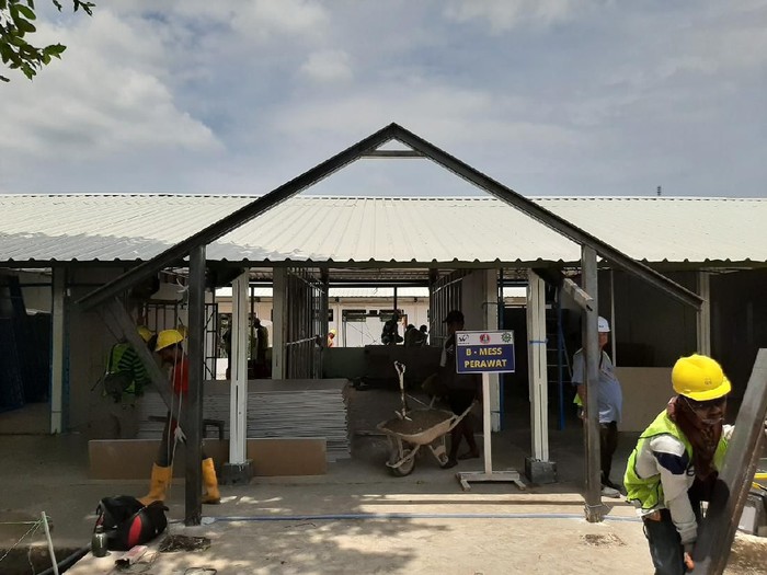 Proyek pembangunan Rumah Sakit khusus untuk pasien Corona dimulai. Lokasinya di Pulau Galang, Kota Batam