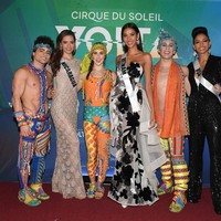 Penampilan Mia Hoang di salah satu rangkaian acara Miss Universe 2019. Perawakannya yang bak model dibungkus gaun hitam yang anggun. (Foto: Getty Images/Paras Griffin)