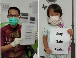 Ganbatte! Foto Medsos Perjuangan Dokter Kampanye Stay At Work