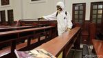Gereja Katedral Bandung Disemprot Disinfektan