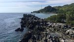 Foto: Tebing Batu Pantai Taraujung yang Instagramable