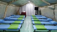 Rumah sakit darutat itu dilengkapi fasilitas seperti AC dan televisi. Dok.Kodim 0505