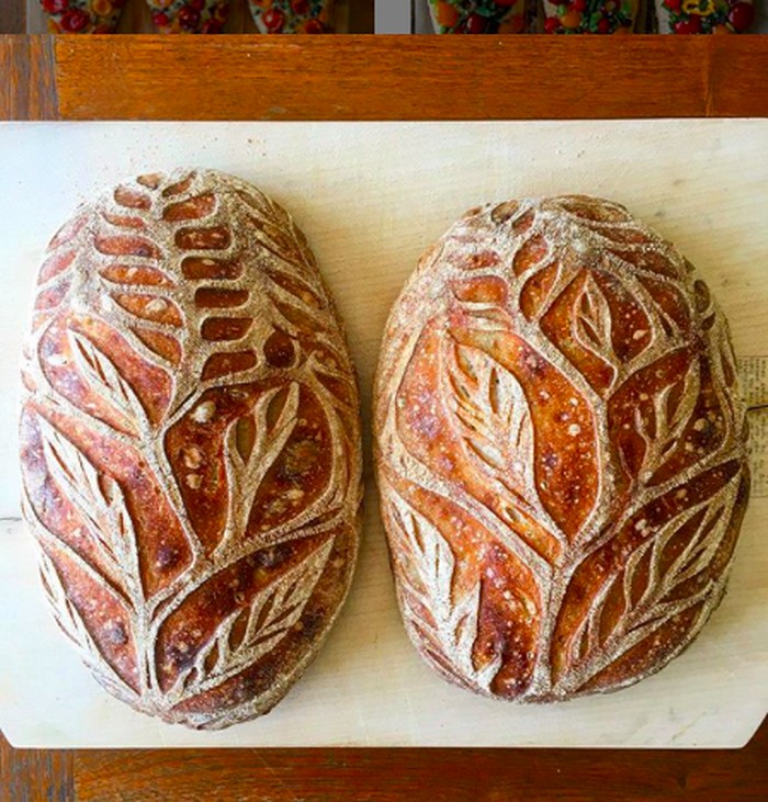 Roti motif cantik Roti motif cantik